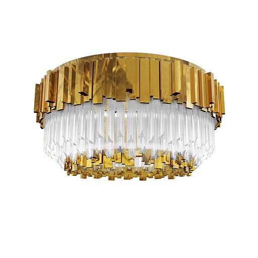 Люстра потолочная Luxxu Empire Plafond Глянцевое золото Прозрачное Стекло Люстра потолочная Luxxu Empire Plafond Глянцевое золото Прозрачное Стекло в Рязани | Loft Concept