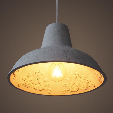 Подвесной светильник Art Gypsum Pendant Белый Серый Подвесной светильник Art Gypsum Pendant Белый Серый в Рязани | Loft Concept