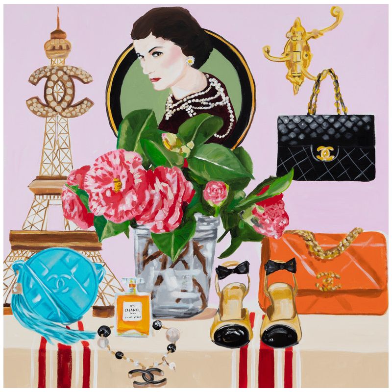Картина Coco Chanel - In Her Shoes Мульти Картина Coco Chanel - In Her Shoes Мульти в Рязани | Loft Concept