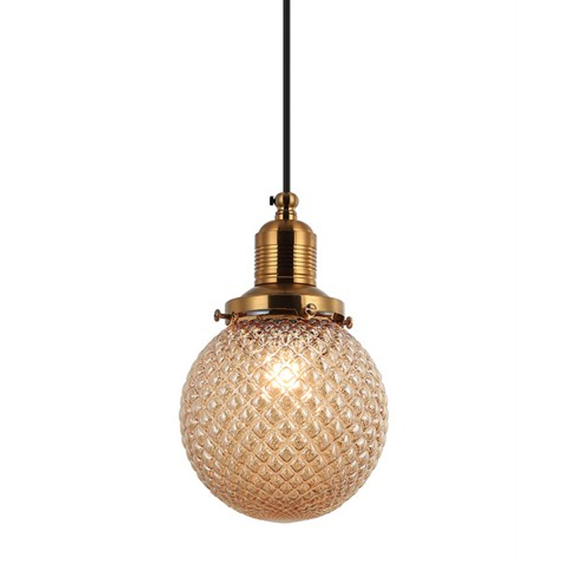 Подвесной светильник Perforated Bubbles Янтарь Латунь Янтарный Подвесной светильник Perforated Bubbles Янтарь Латунь Янтарный в Рязани | Loft Concept