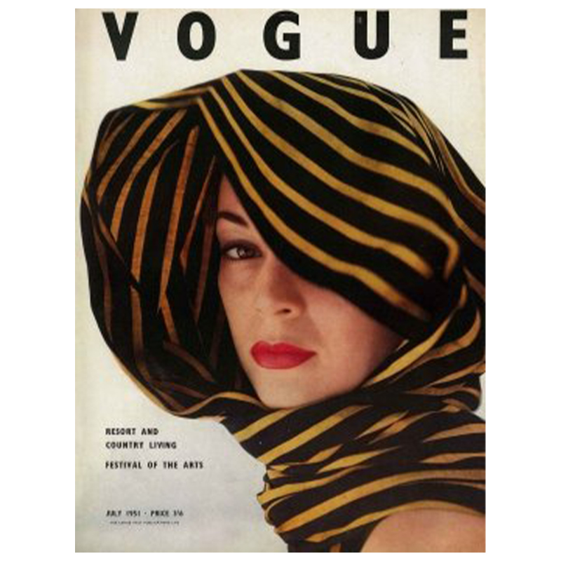Постер Vogue Cover 1951 July Постер Vogue Cover 1951 July в Рязани | Loft Concept