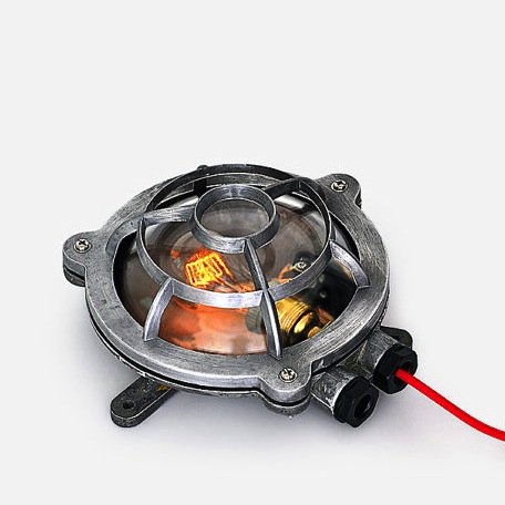 Настенная лампа Steampunk Cage Glass Edison Wall Lamp Round Настенная лампа Steampunk Cage Glass Edison Wall Lamp Round в Рязани | Loft Concept