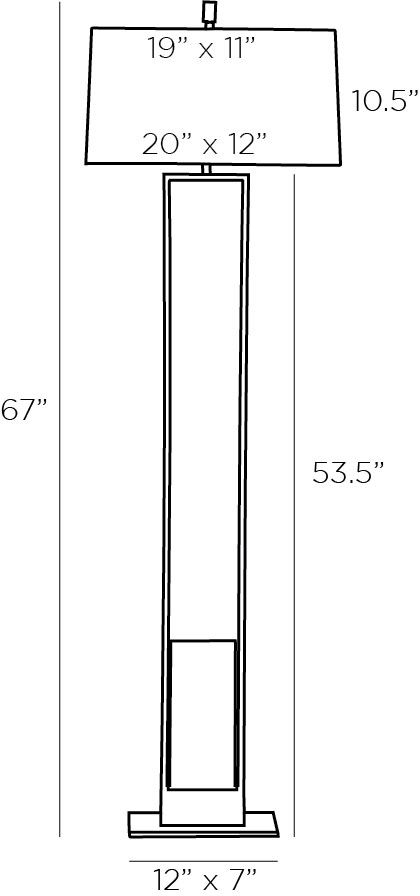 Торшер Arteriors MARKHAM FLOOR LAMP Brass Торшер Arteriors MARKHAM FLOOR LAMP Brass в Рязани