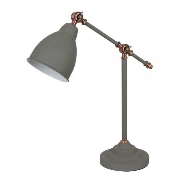 Настольная лампа Holder Table Lamp Grey Серый Настольная лампа Holder Table Lamp Grey Серый в Рязани | Loft Concept