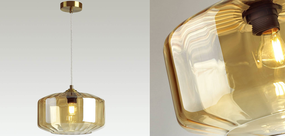 Подвесной светильник Multicolored Glass Amber Подвесной светильник Multicolored Glass Amber - Loft-Concept в Рязани