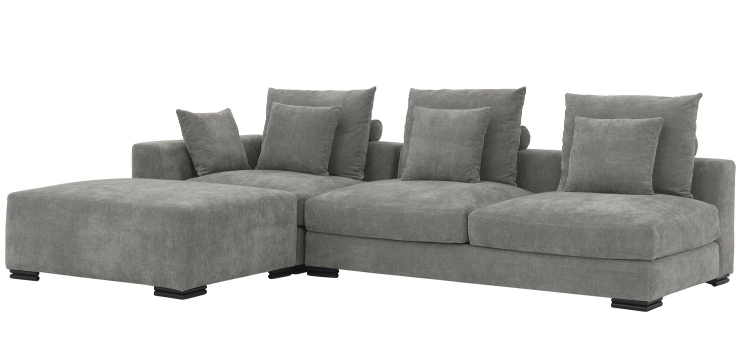 Диван Eichholtz Sofa Clifford Corner grey - фото №1