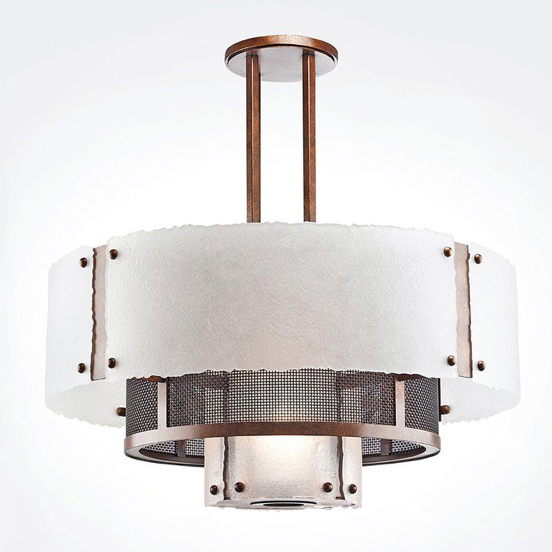 Люстра Landelin Chandelier Бронза Белый Люстра Landelin Chandelier Бронза Белый в Рязани | Loft Concept