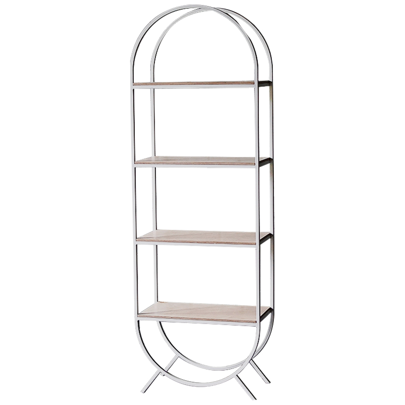 Стеллаж Lugo Industrial Metal Rust Rack Древесина Белый Стеллаж Lugo Industrial Metal Rust Rack Древесина Белый в Рязани | Loft Concept