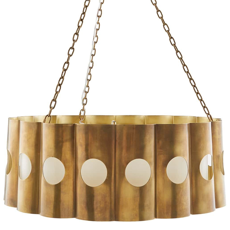Люстра Arteriors SACRAMENTO CHANDELIER Латунь Белый Люстра Arteriors SACRAMENTO CHANDELIER Латунь Белый в Рязани | Loft Concept