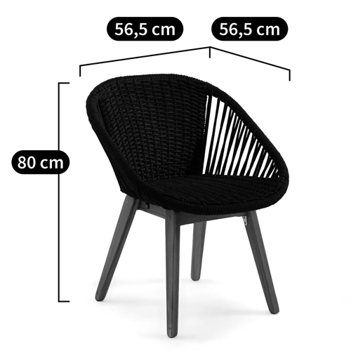 Кресло на ножках из массива акации Houle Chair в Рязани