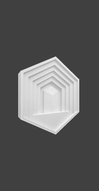 Гипсовая 3D Панель HEXAGON TEMPLE Гипсовая 3D Панель HEXAGON TEMPLE в Рязани