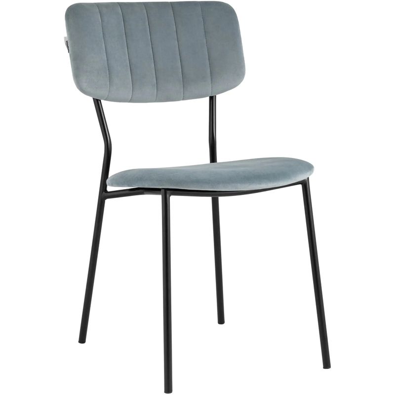 Стул Singer Chair без подлокотника Серо-Голубой Велюр Серо-голубой Черный Стул Singer Chair без подлокотника Серо-Голубой Велюр Серо-голубой Черный в Рязани | Loft Concept