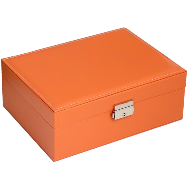 Шкатулка Auburn Jewerly Organizer Box orange Оранжевый Шкатулка Auburn Jewerly Organizer Box orange Оранжевый в Рязани | Loft Concept