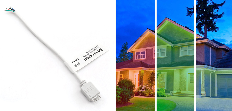 Комплект светодиодной влагозащищенной ленты 7,2W/m 30LED/m 3528SMD разноцветный 5M Комплект светодиодной влагозащищенной ленты 7,2W/m 30LED/m 3528SMD разноцветный 5M - Loft-Concept в Рязани