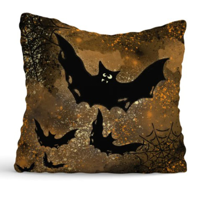 Подушка Halloween Bat Черный Серый Подушка Halloween Bat Черный Серый в Рязани | Loft Concept