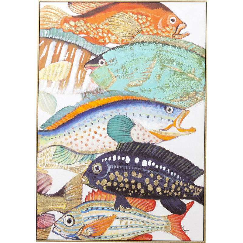 Картина Colorful Fish Painting Мульти Картина Colorful Fish Painting Мульти в Рязани | Loft Concept