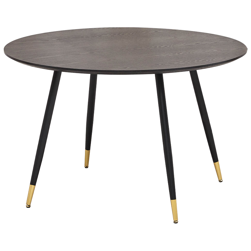 Круглый обеденный стол Mateo Round Dinner Table Коричневый Латунь Круглый обеденный стол Mateo Round Dinner Table Коричневый Латунь в Рязани | Loft Concept