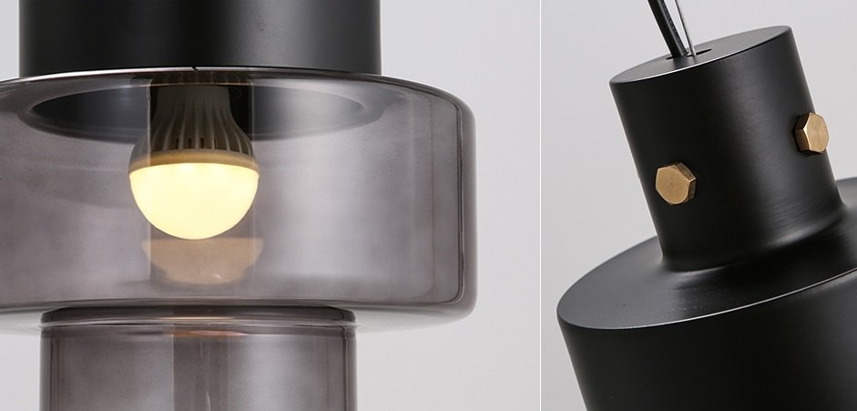 Подвесной светильник Luna Glass Pendant Dark Подвесной светильник Luna Glass Pendant Dark - Loft-Concept в Рязани