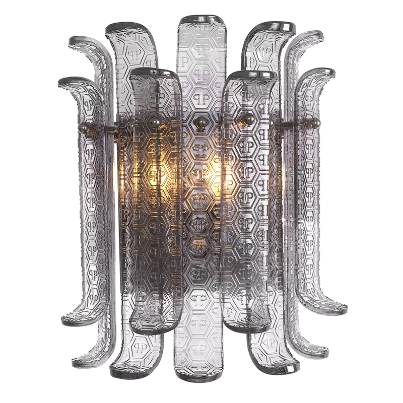 Бра Philipp Plein Wall Lamp Rodeo Drive Серый Бра Philipp Plein Wall Lamp Rodeo Drive Серый в Рязани | Loft Concept