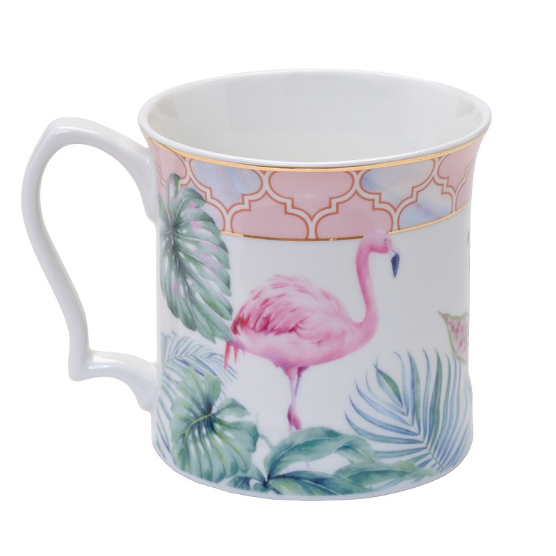 Кружка NATURE Pattern Flamingo Мульти Кружка NATURE Pattern Flamingo Мульти в Рязани | Loft Concept