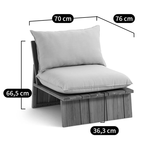 Уличное кресло из массива акации Trivett Wooden Chair Уличное кресло из массива акации Trivett Wooden Chair в Рязани
