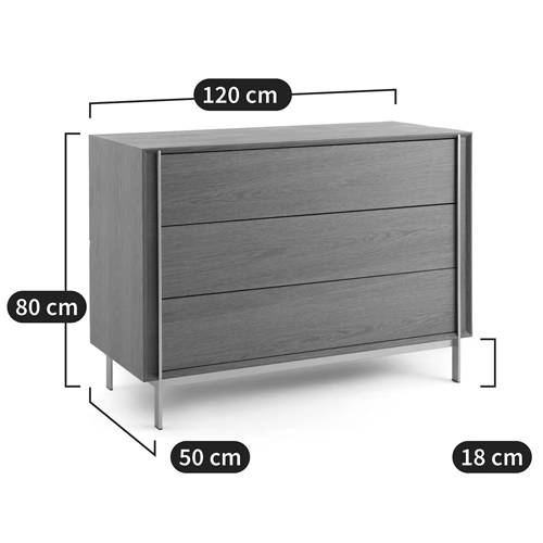 Комод из серого дуба Sawada Gray Oak Chest of Drawers Комод из серого дуба Sawada Gray Oak Chest of Drawers в Рязани