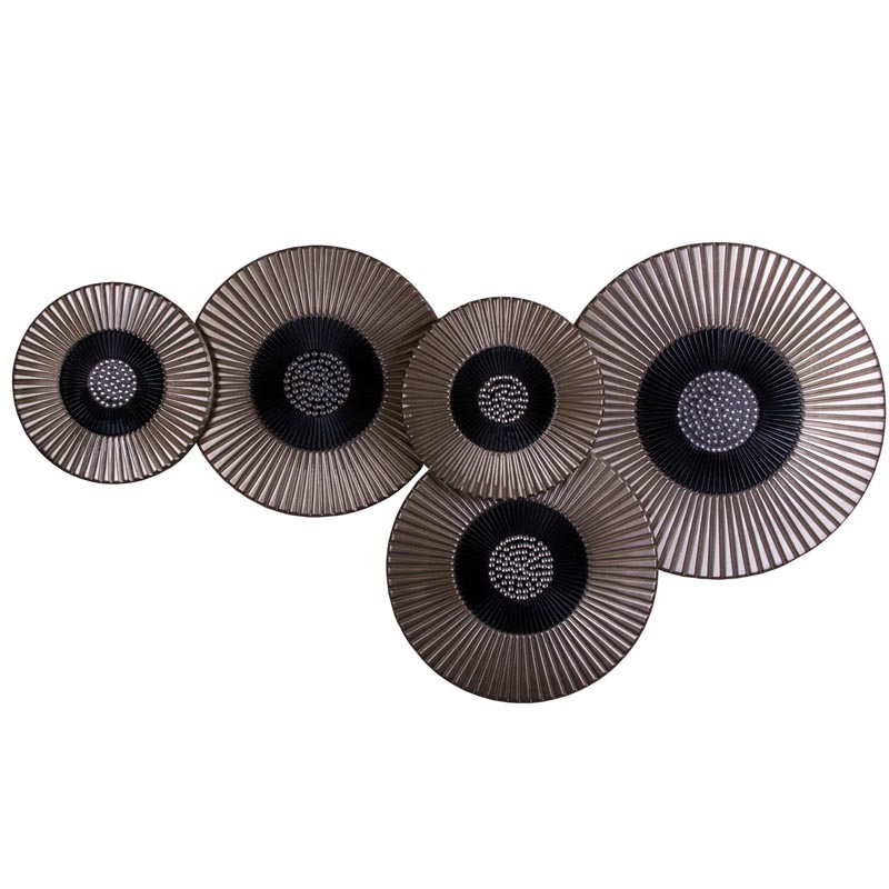 Арт-объект Rhinestone Wall Disc Brown and Black Коричневый Черный Арт-объект Rhinestone Wall Disc Brown and Black Коричневый Черный в Рязани | Loft Concept