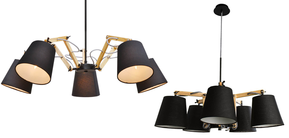 Люстра Woodland Pendant 5 Black Люстра Woodland Pendant 5 Black - Loft-Concept в Рязани