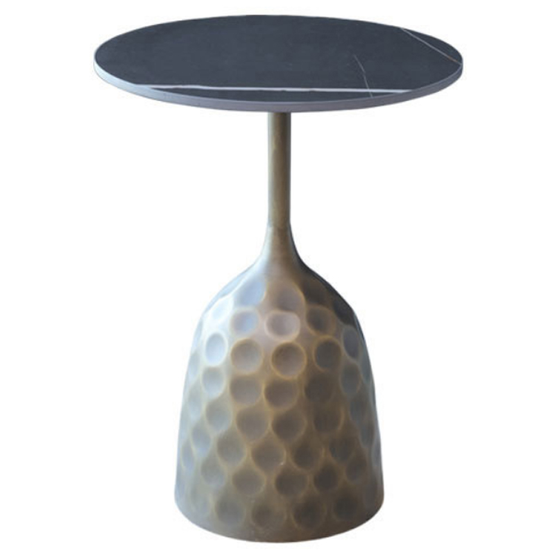 Приставной стол Cluster Surface Bronze Black Stone Side Table Античная Бронза Черный Приставной стол Cluster Surface Bronze Black Stone Side Table Античная Бронза Черный в Рязани | Loft Concept