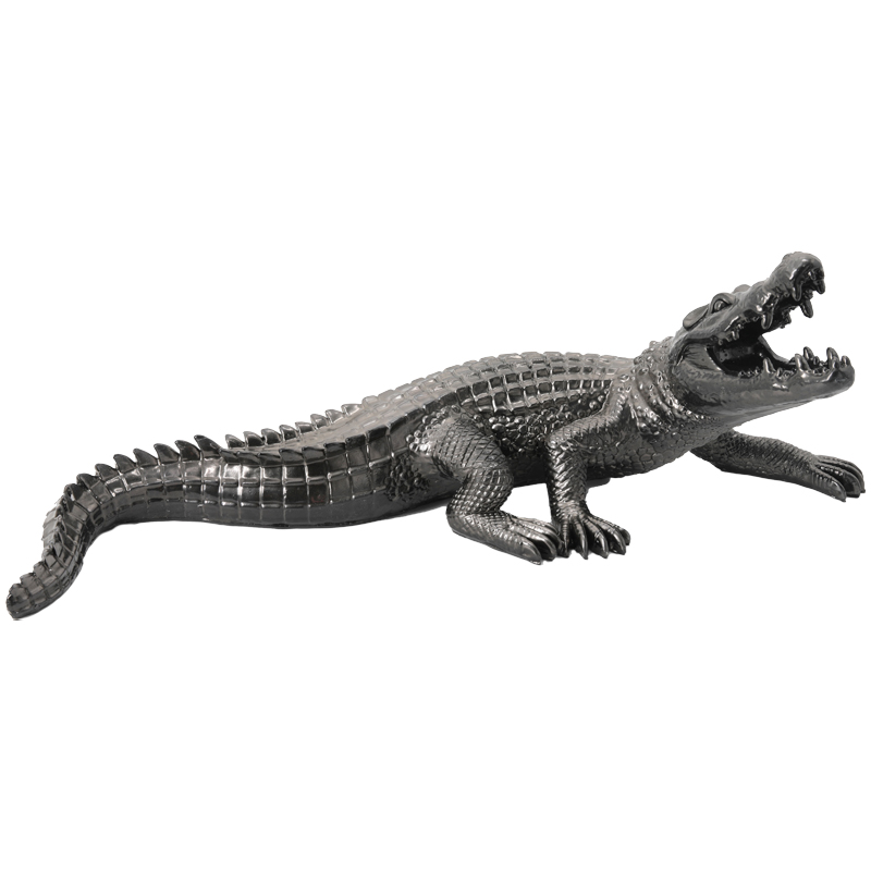 Статуэтка Crocodile Gray Серый (Gray) Статуэтка Crocodile Gray Серый (Gray) в Рязани | Loft Concept