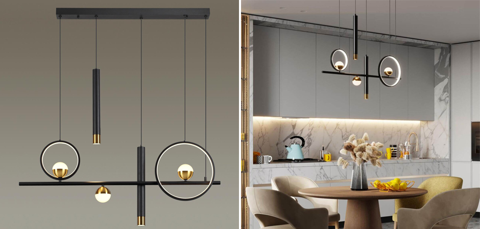 Люстра Scales Черная Люстра Scales Черная - Loft-Concept в Рязани