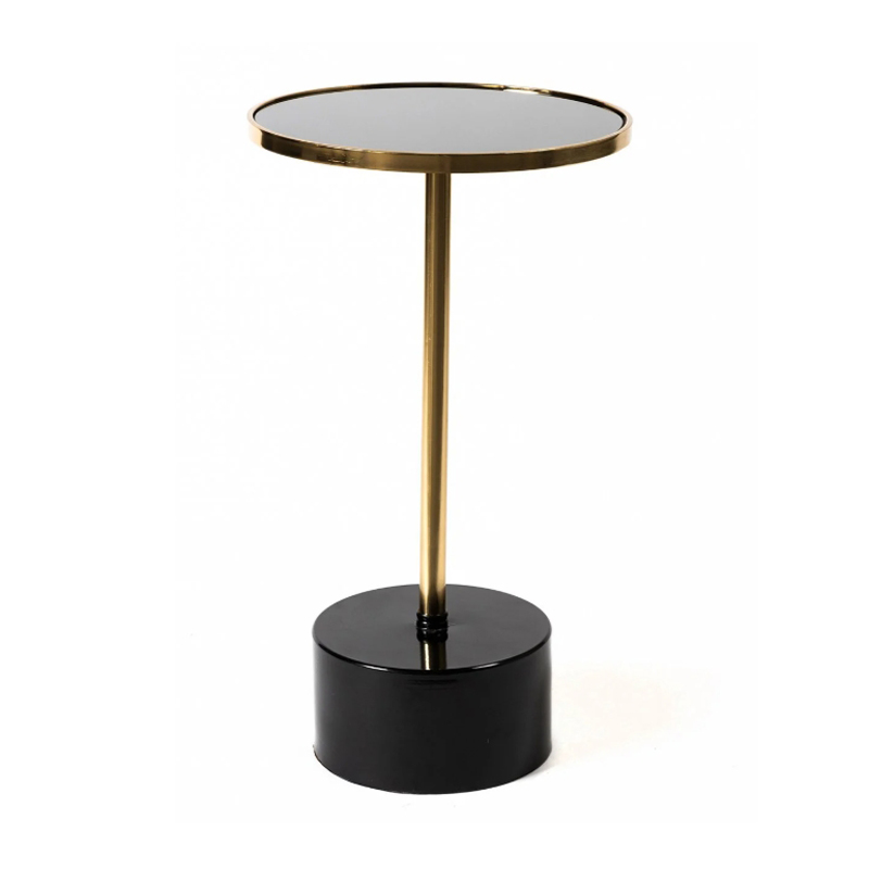 Приставной стол Single-Legged Table round Черный Приставной стол Single-Legged Table round Черный в Рязани | Loft Concept