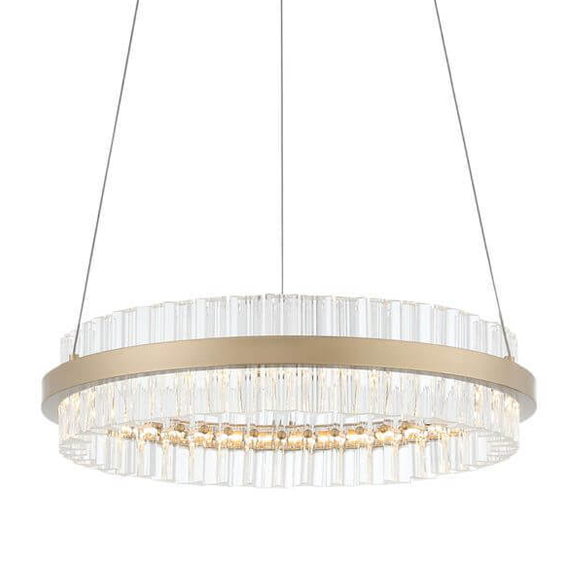 Люстра Ring Horizontal Gold матовое золото Люстра Ring Horizontal Gold матовое золото в Рязани | Loft Concept