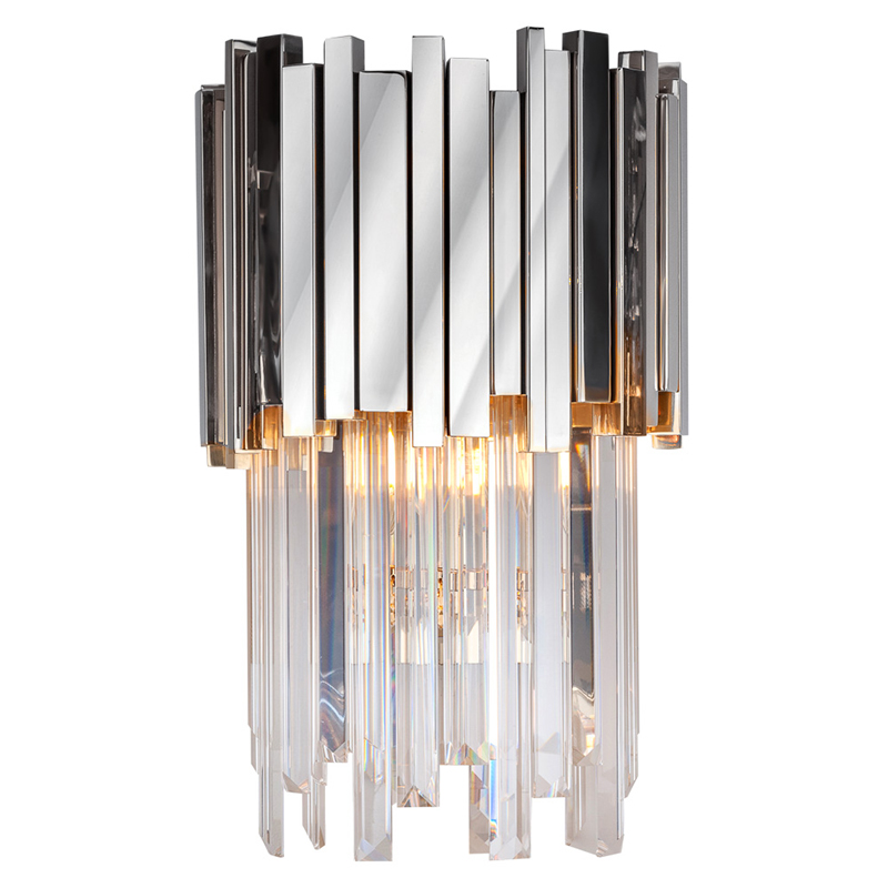Бра Luxxu Modern Cascade Wall Lamp Silver 40 Прозрачное Стекло Серебряный Бра Luxxu Modern Cascade Wall Lamp Silver 40 Прозрачное Стекло Серебряный в Рязани | Loft Concept