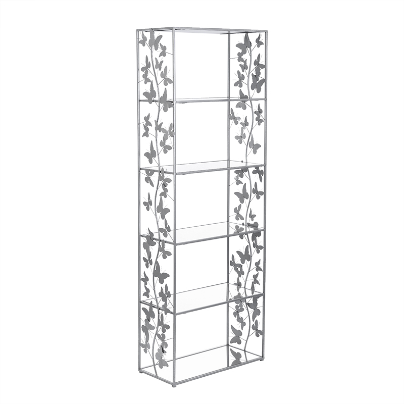 Стеллаж Silver Butterfly Wide Серебряный Стеллаж Silver Butterfly Wide Серебряный в Рязани | Loft Concept