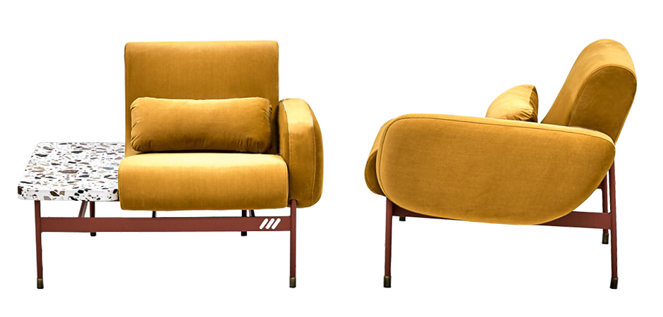 Кресло Mustard and Terrazzo Chair Кресло Mustard and Terrazzo Chair - Loft-Concept в Рязани