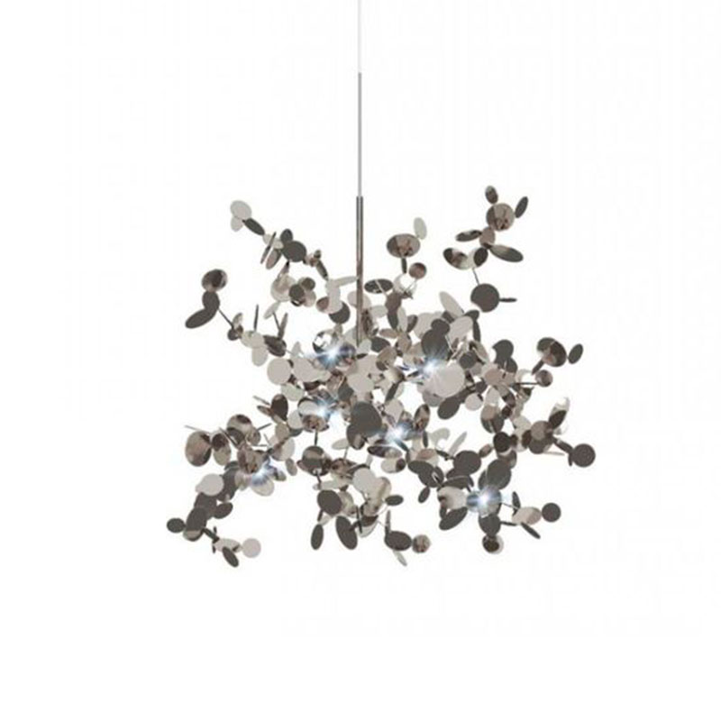 Люстра Terzani Argent Suspension Silver Pendant lamp диаметр 40 Серебряный Люстра Terzani Argent Suspension Silver Pendant lamp диаметр 40 Серебряный в Рязани | Loft Concept