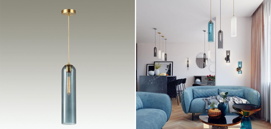 Подвесной Светильник Articolo Синий Подвесной Светильник Articolo Синий - Loft-Concept в Рязани
