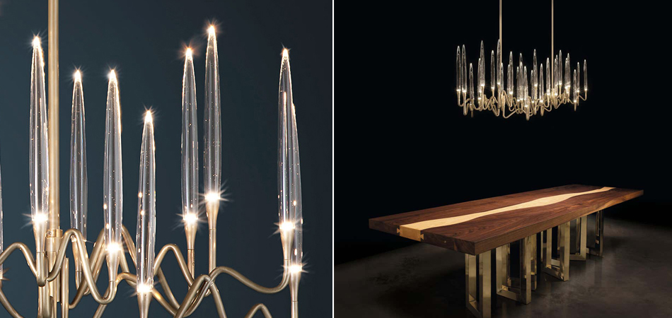 Люстра Chandelier Brass and Crystals Люстра Chandelier Brass and Crystals - Loft-Concept в Рязани