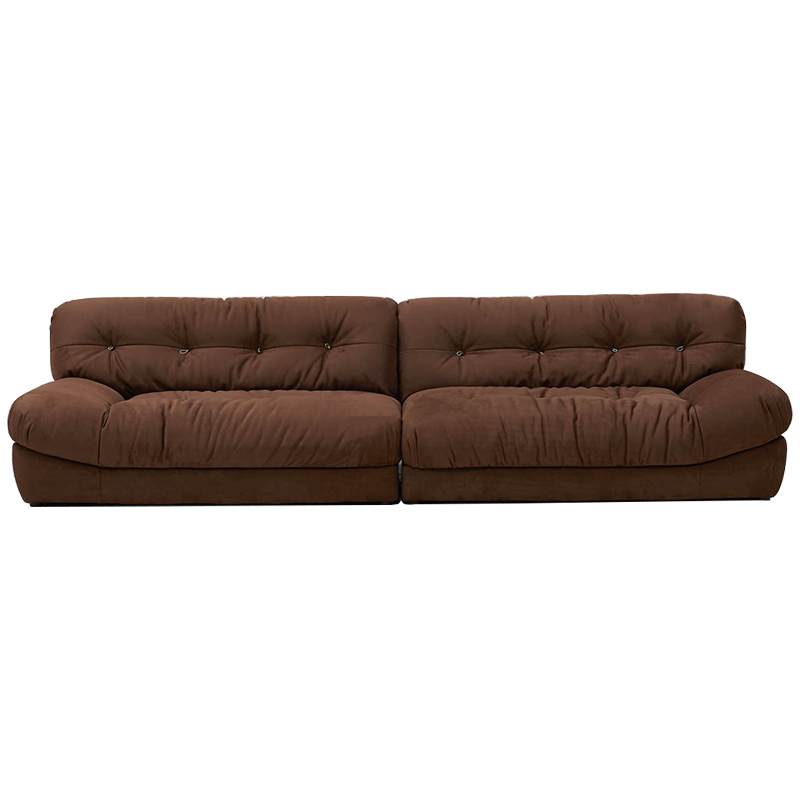 Диван коричневый Harlan Sofa Brown Коричневый Диван коричневый Harlan Sofa Brown Коричневый в Рязани | Loft Concept