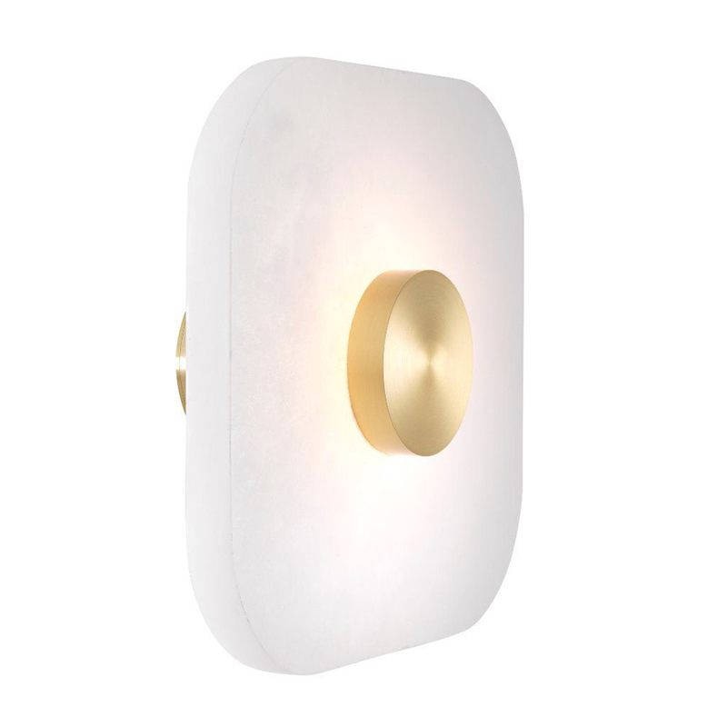 Бра Eichholtz Wall Lamp Aguaron S Латунь Белый Бра Eichholtz Wall Lamp Aguaron S Латунь Белый в Рязани | Loft Concept
