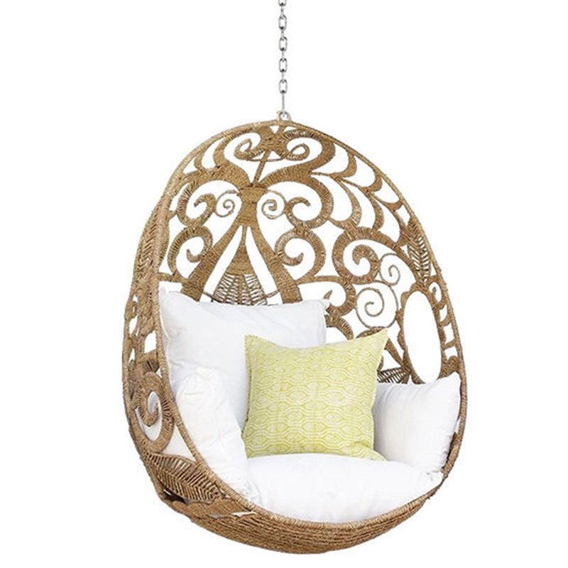 Подвесное плетеное кресло Azure Hanging Chair Бежевый Древесина Подвесное плетеное кресло Azure Hanging Chair Бежевый Древесина в Рязани | Loft Concept