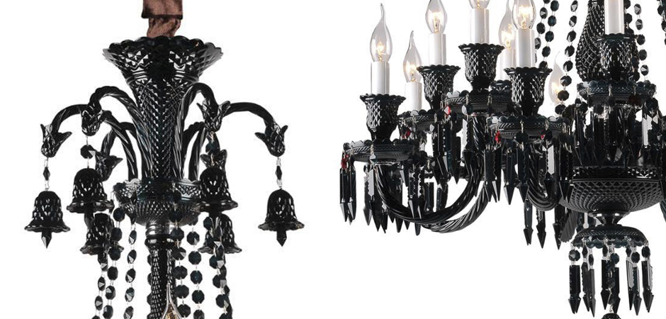 Люстра BACCARAT Zenith Midnight Chandelier 18 Люстра BACCARAT Zenith Midnight Chandelier 18 - Loft-Concept в Рязани