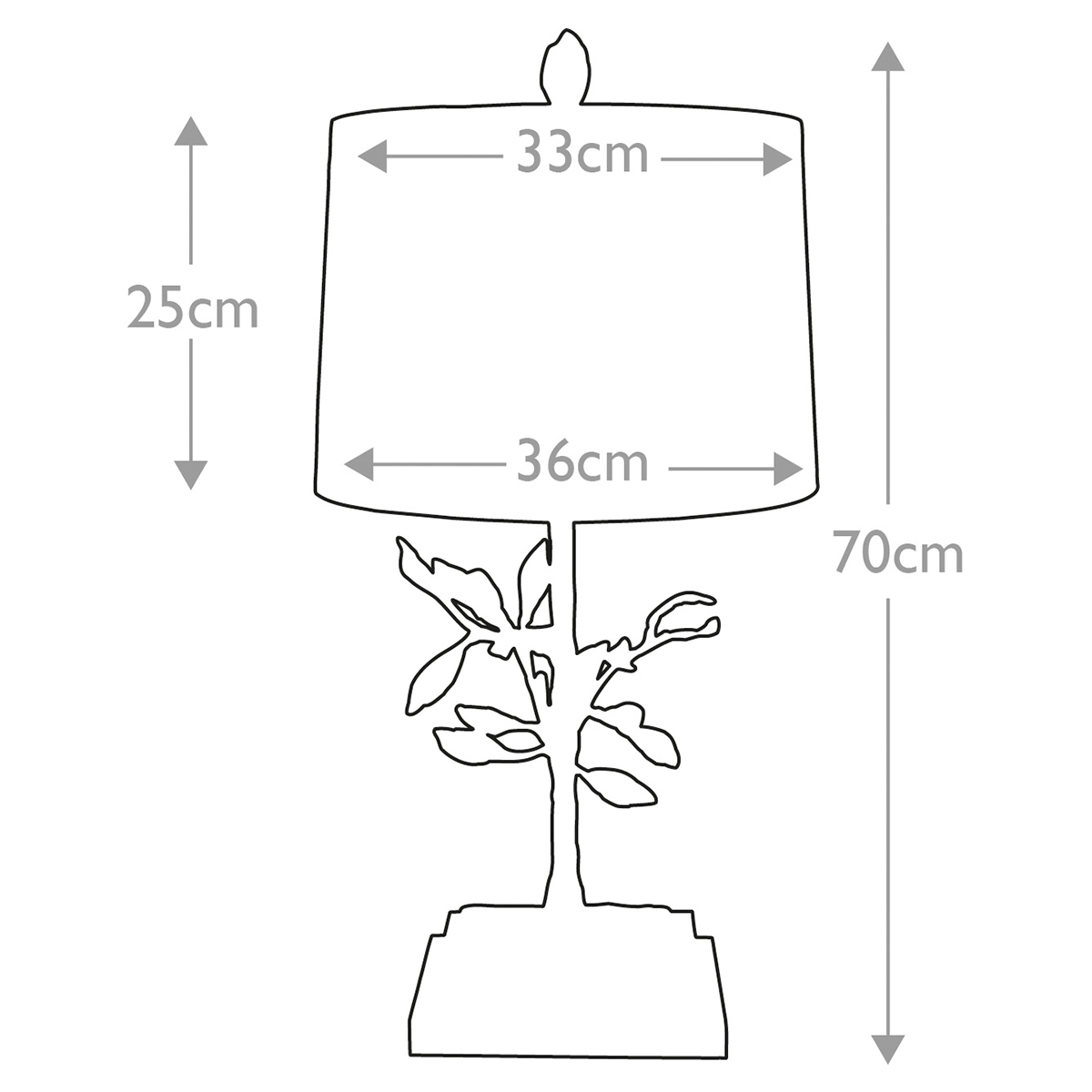 Настольная лампа с кремовым льняным цилиндрическим абажуром и ножкой в форме золотистой ветки Gilded Nola в Рязани