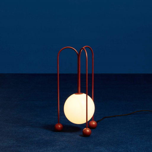 Настольная лампа Michael Anastassiades Fontana Amorosa Bell Красный Белый Настольная лампа Michael Anastassiades Fontana Amorosa Bell Красный Белый в Рязани | Loft Concept