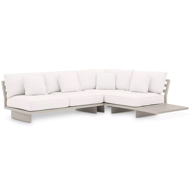 Модульный диван Eichholtz Sofa Royal Palm Белый Бежевый Белый Бежевый Модульный диван Eichholtz Sofa Royal Palm Белый Бежевый Белый Бежевый в Рязани | Loft Concept