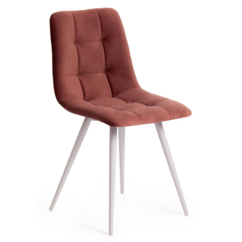 Стул Nancy Coral Chair Коралловый Белый Стул Nancy Coral Chair Коралловый Белый в Рязани | Loft Concept