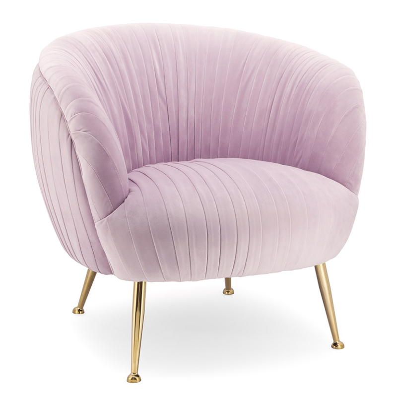 Кресло SOUFFLE CHAIR P Розовый пастельный Глянцевое золото Кресло SOUFFLE CHAIR P Розовый пастельный Глянцевое золото в Рязани | Loft Concept