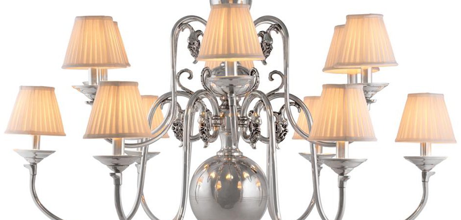 Люстра Eichholtz Chandelier La Chapelle Silver - Loft-Concept в Рязани