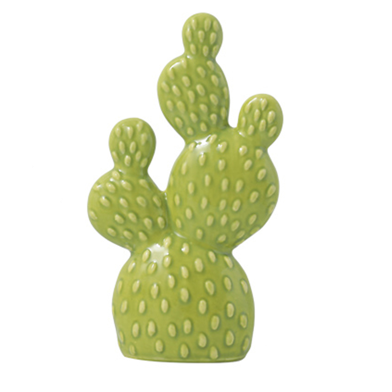 Статуэтка Flat Cactus Салатовый Статуэтка Flat Cactus Салатовый в Рязани | Loft Concept